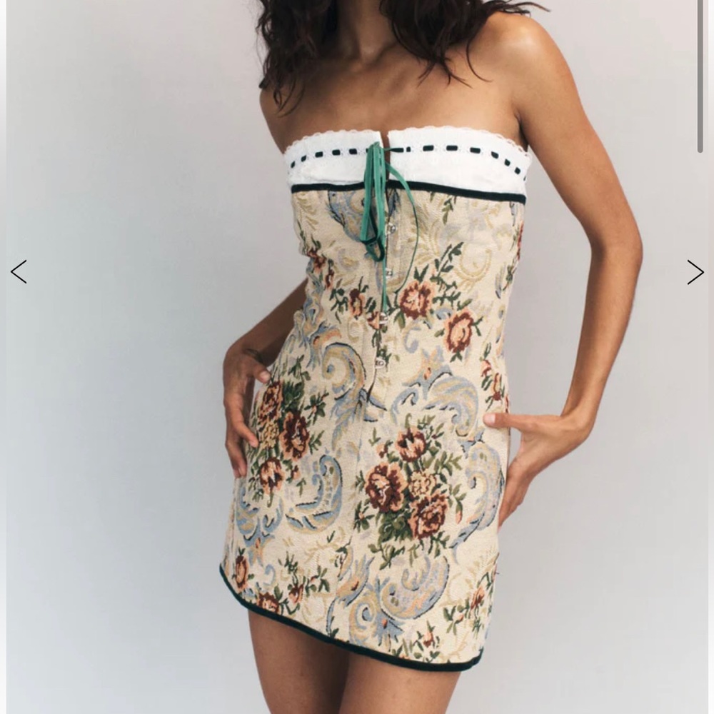 WITH JEAN TABI CORSET DRESS